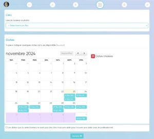 Calendrier Encre.me Prise de RDV Rendez-vous